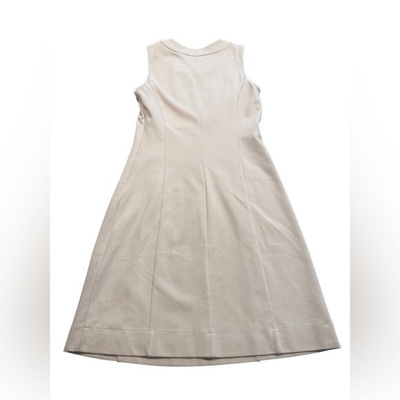 Boston Proper Embellished Beaded Chic Sheath Dress Size 2 Sleeveless Beige - Picture 8 of 12